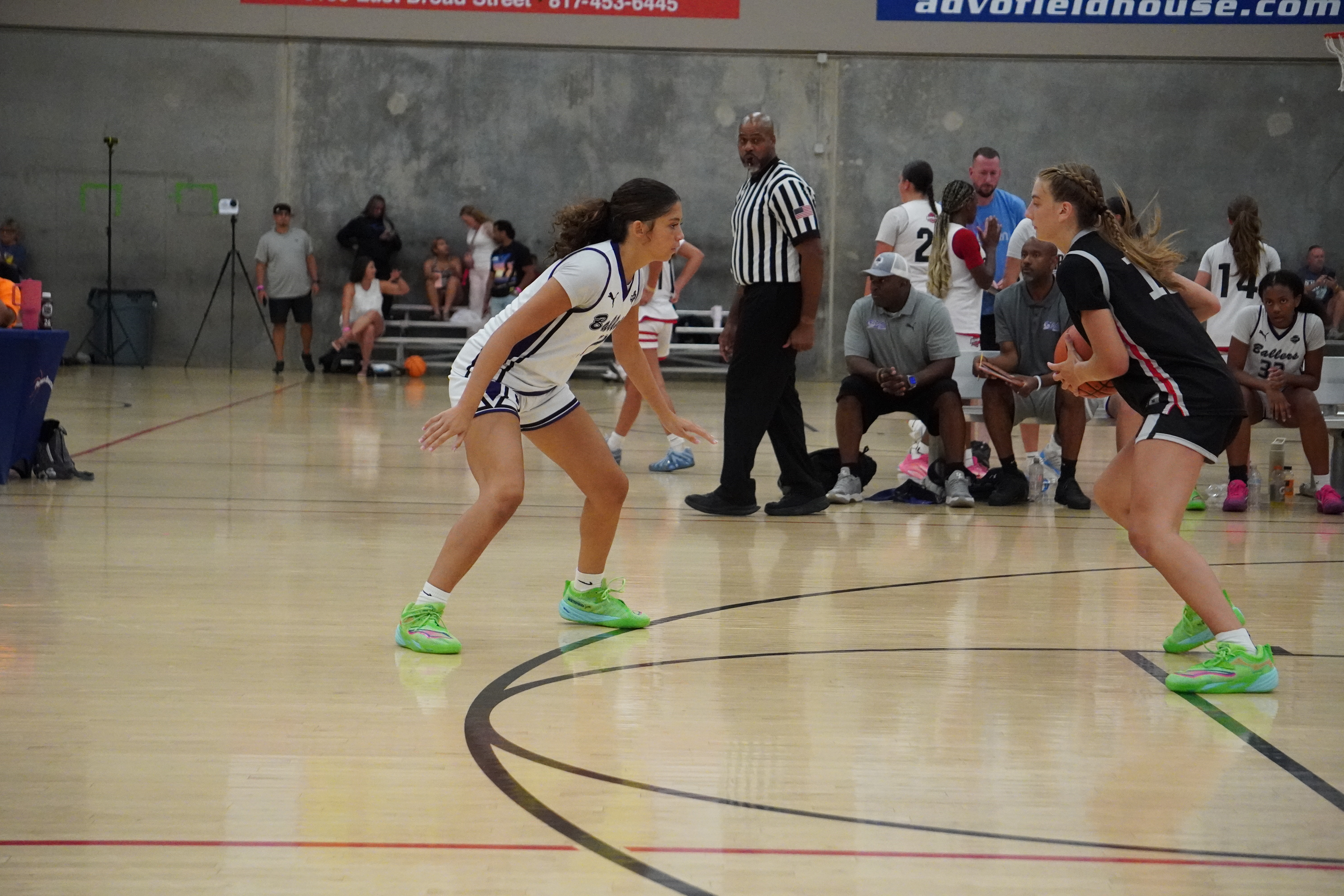 Ballers Ignited athlete competing during a basketball game